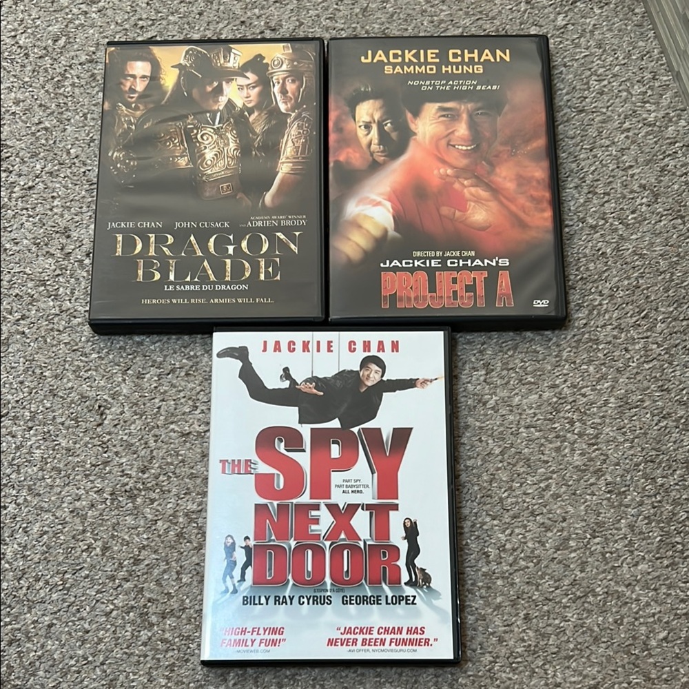 Jackie Chan Movie DVD Set - 3 Films